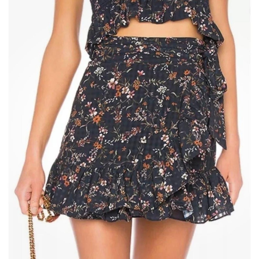 Tularosa Floral Miniskirt (small)